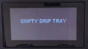 Empty drip tray